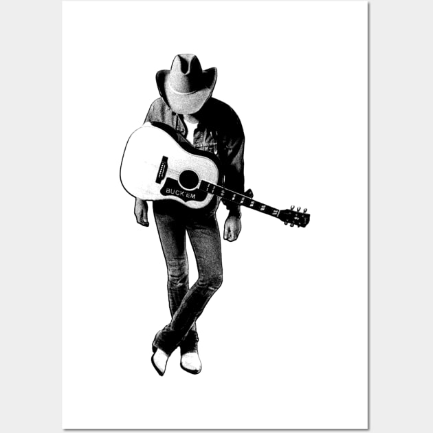 Dwight Yoakam 80s 90s Vintage Wall Art by Amor13Fati